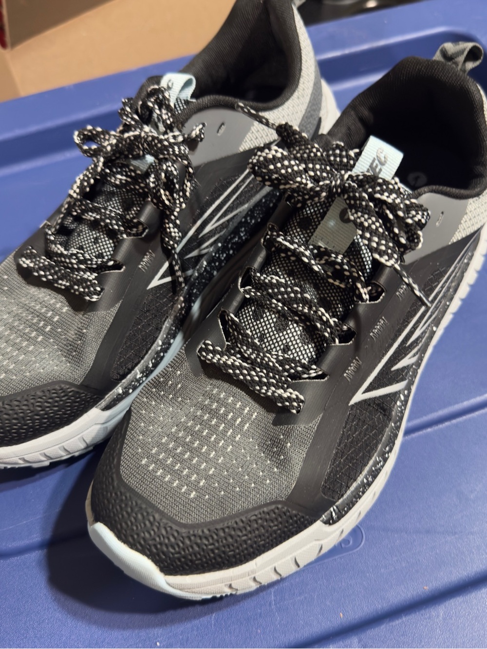 Hi-Tec Black & White Athletic Running Shoes